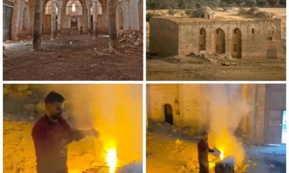 Ιδού ο πολιτισμός τους! Μπάρμπεκιου πάρτι σε εκκλησία στην Τουρκία